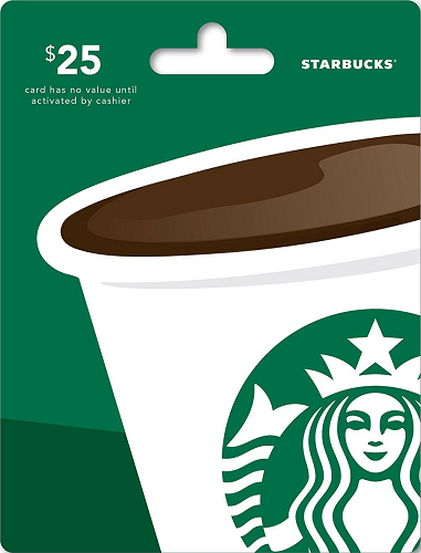 25 Starbucks Gift Card Giveaway Joe