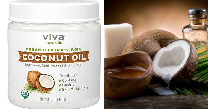 Viva Naturals Organic Extra Virgin Coconut Oil.