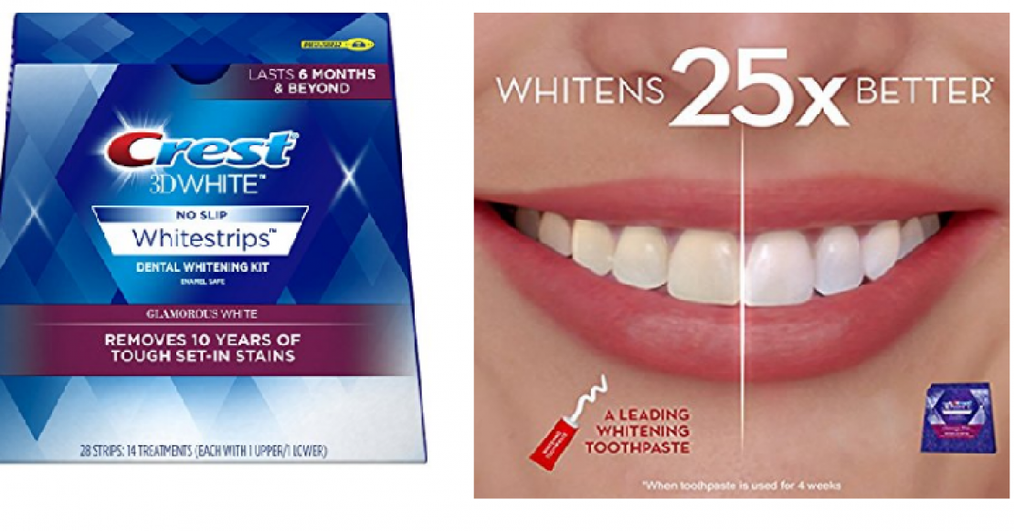 Crest 3D White Luxe Teeth Whitening Kit.